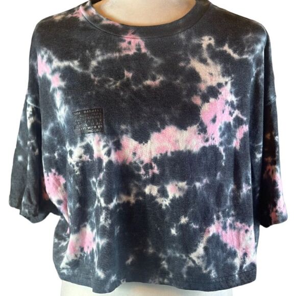 Noize Pink and Gray LIA Cropped Recycled Top Size Large 📦 - Picture 11 of 11